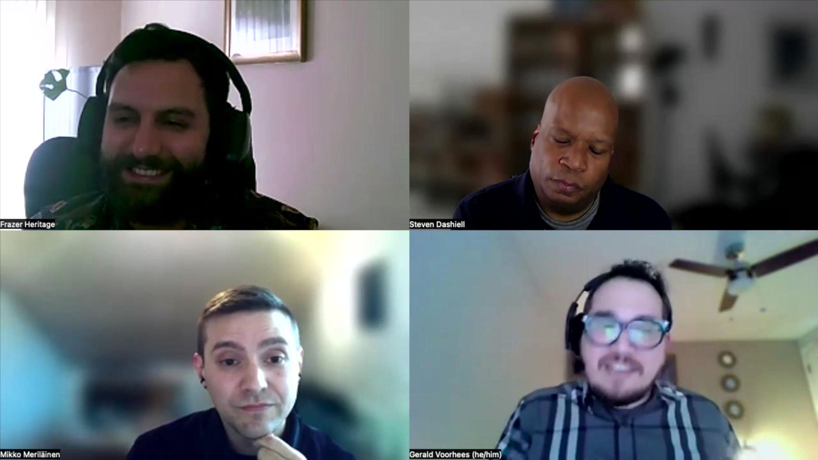 Men on Games - a conversation between four games researchers who study men